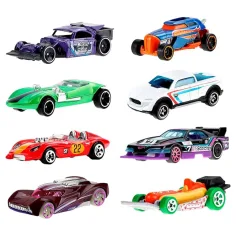 Hot Wheels: Let's Race 8-dielna sada autíčok 1/64 - Mattel