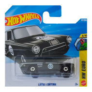 Hot Wheels: Lotus Cortina čierne autíčko 1/64 - Mattel