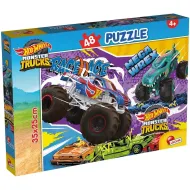 Hot Wheels Monster Trucks 48-dielne puzzle 35x25 cm - Lisciani