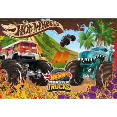 Hot Wheels Monster trucks 60ks puzzle 50x35cm - Lisciani obrázok 2