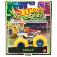 Hot Wheels Monster Trucks Gotta Go autíčko svietiace v tme 1/64 - Mattel