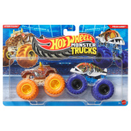 Hot Wheels Monster Trucks: Steer Clear vs Piran-Ahhh autíčka balenie 2 ks 1/64 - Mattel