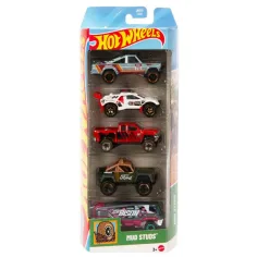 Hot Wheels: Mud Studs vozidlá 5ks set malých áut - Mattel
