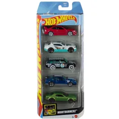 Hot Wheels: Nightburnerz 5-dielna sada štýlových autíčok 1/64 - Mattel