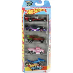 Hot Wheels: Poďme pretekať 2 5-dielna súprava autíčok 1/64 - Mattel