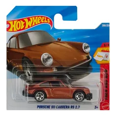 Hot Wheels: Porsche 911 Carrera RS 2.7 hnedé autíčko 1/64 - Mattel