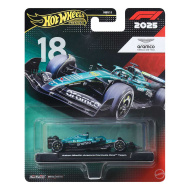 Hot Wheels Premium: Lance Stroll Aston Martin č. 18 Formula 1 autíčko 1/64 - Mattel