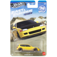 Hot Wheels: Rýchlo a zbesilo Honda Civic EG žlté autíčko 1/64 - Mattel