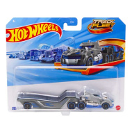 Hot Wheels: Semi Twin Mill sivé nákladné auto 1/64 – Mattel