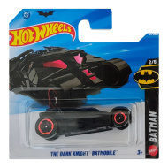 Hot Wheels: The Dark Knight Batmobile čierne autíčko 1/64 - Mattel