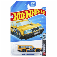 Hot Wheels: Volvo 240 Drift Wagon žlté autíčko 1/64 - Mattel