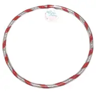 Hula hoop kruh 37 cm vo fialovo-striebornej farbe