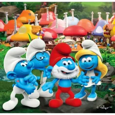 Hupikék trpaslíci dobrodružstvá 3x48ks supercolor puzzle - Clementoni obrázok 2