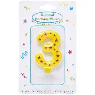 Hviezdicová sviečka číslo 3