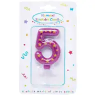 Hviezdicová sviečka číslo 5