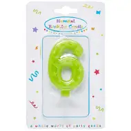 Hviezdicová sviečka číslo 6