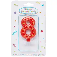 Hviezdicová sviečka číslo 8