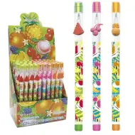 ICO: Bensia Ceruzka s gumou s ovocným vzorom - rôzne varianty