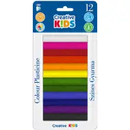 ICO: Creative kids farebná plastelína 12 dielny 165g set