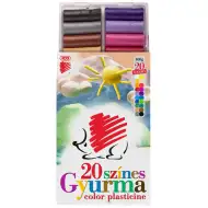 ICO: farebné plastelíny 20 farieb 400gr