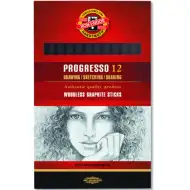 ICO: Grafitové ceruzky Progresso 8911/2B Koh-I-Noor 12ks/bal