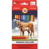 ICO: Koh-I-Noor 3144 Triocolor farebné ceruzky 24 ks