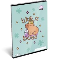 ICO: Lizzysuli Lollipop Capybara vzorovaný zošit bez liniek A4 80-32