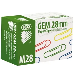 ICO: M28 Farebná sponka 28mm 100ks