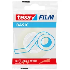 Ico: Tesa Basic priehľadná lepiaca páska 33 m x 19 mm