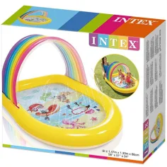 Intex: Dúhový striekajúci bazén 147x130x86cm obrázok 2