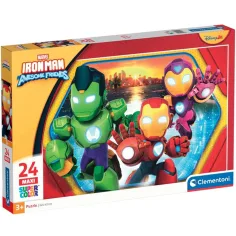 Iron Man a jeho super tím 24-dielny maxi puzzle - Clementoni