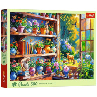 Jarné ráno v kvetinovom dome – 500-dielne puzzle – Trefl