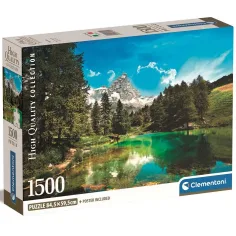 Nebesky modré jazero 1500ks HQC puzzle 84,5x59,5cm - Clementoni
