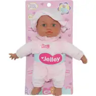 Jelley bábika v bodkovaných šatách 25cm
