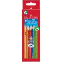 Jumbo Farebné ceruzky 6- kusový set- Faber-Castell