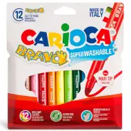 Jumbo fixky s hrubým hrotom 12ks - Carioca