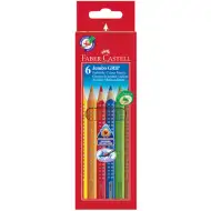 Jumbo Farebné ceruzky 6- kusový set- Faber-Castell