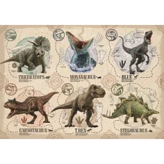 Jurassic World 104ks Super Color Puzzle - Clementoni obrázok 2