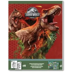Jurassic World maľovanka s nálepkami vo dvoch variantoch obrázok 2