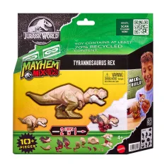 Jurassic World: Mayhem Mix-Ups DIY Mutant dinosaurus T-Rex - Mattel