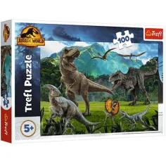 Jurassic World: Puzzle s dinosaurami z Jurassic Park 100ks - Trefl