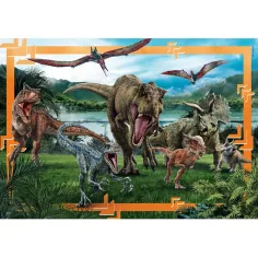 Jurassic World ríša dinosaurov 104ks maxi supercolor puzzle - Clementoni obrázok 2