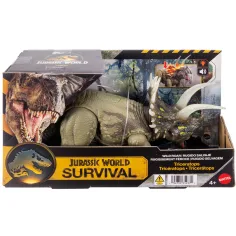 Jurassic World: Triceratops útočný dinosaurus so zvukom a svetlom – Mattel
