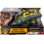 Jurský svet: útočiaci dinosaurus Stomatosuchus so zvukom a svetlom – Mattel
