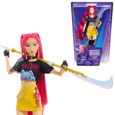 K-Pop Démonskí lovci: Mira módna bábika so zbraňou – Mattel obrázok 2