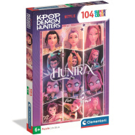 K-pop lovci démonov Huntrix SuperColor puzzle 104 ks – Clementoni