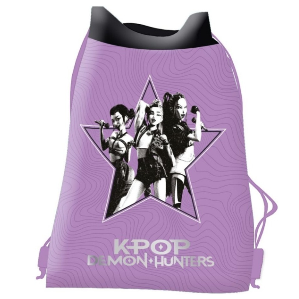 K-Pop Démonskí lovci fialový športový vak