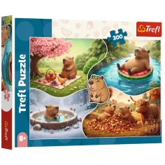 Kapibara 4 ročné obdobia 300 ks puzzle – Trefl