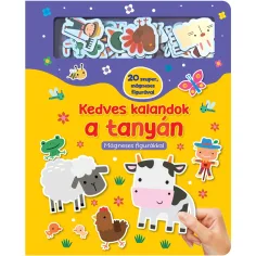 Kedves kalandok a tanyán! – interaktívna kniha s magnetickými figúrkami