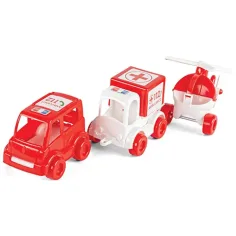 Kid Cars Záchranárske vozidlá 3-dielna sada - Wader obrázok 2